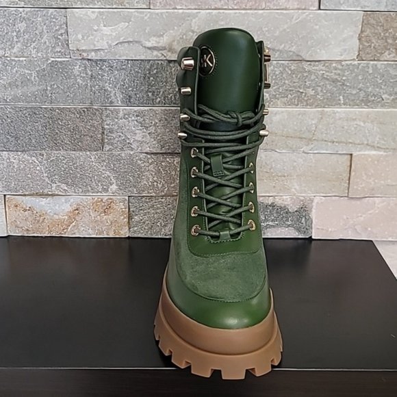 MICHAEL Michael Kors Rowan Women's Suede Logo Boot - Picture 8 of 13